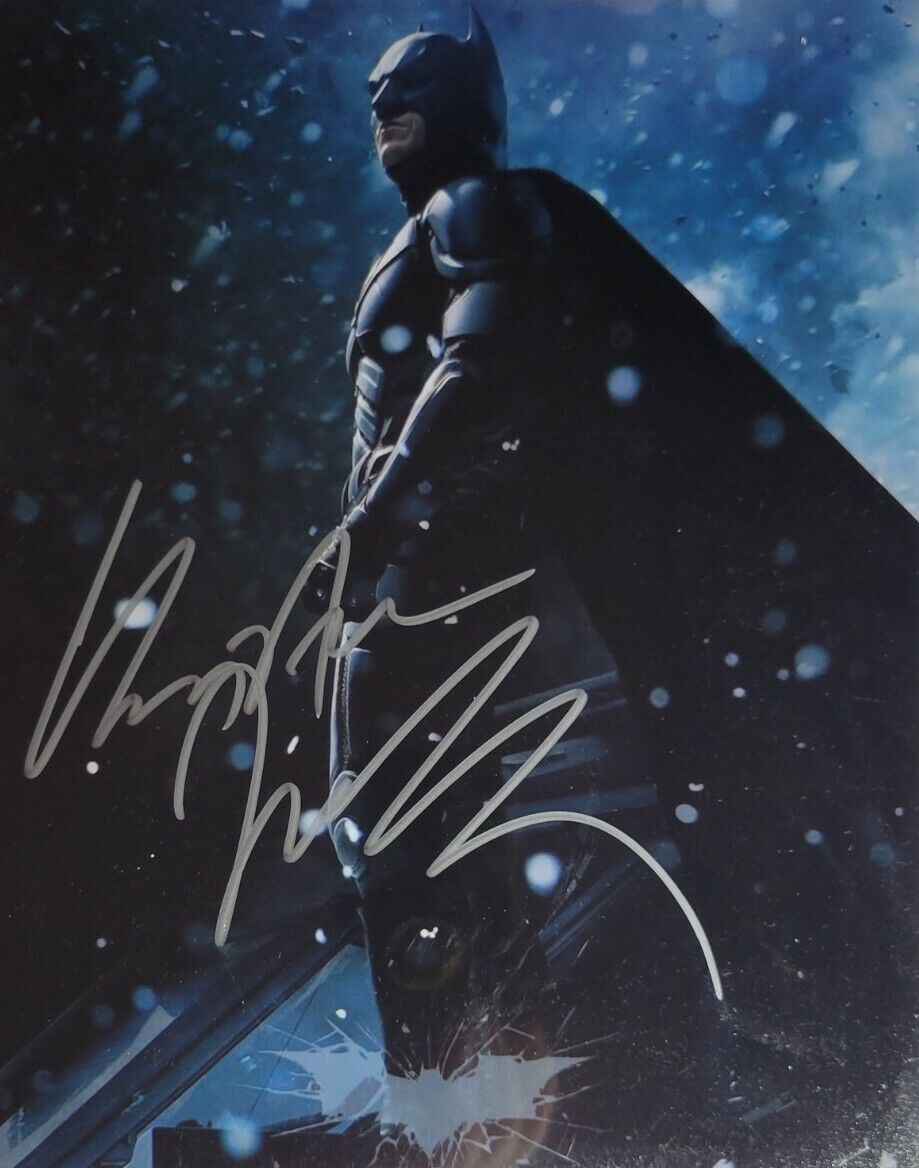 Christian Bale Authentic Autographed 8x10 Photo Poster painting w/ COA