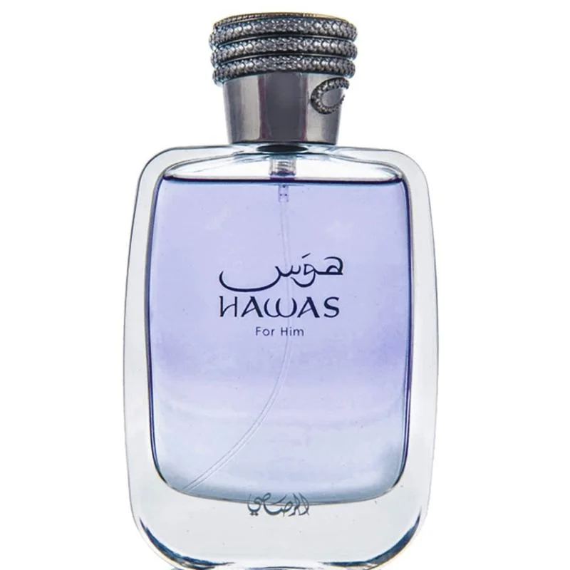 Hawas for Men Eau De Parfum Spray-100ML(3.4 oz) by Rasasi | Long Lasting, perfume formen.