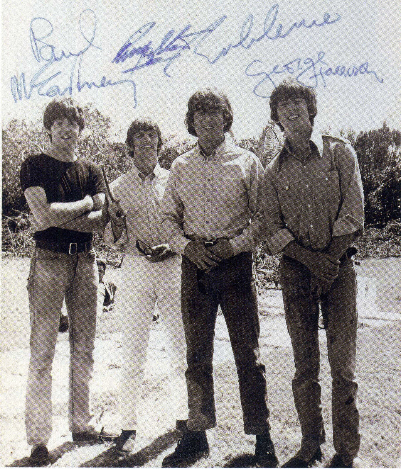 THE BEATLES - Signed Photo Poster paintinggraph - Pop / Rock Star Band / Musicians - preprint