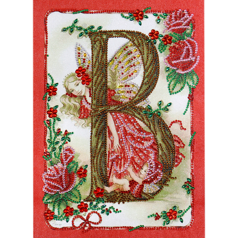 

30*40CM - Special Shaped Diamond Painting - Butterfly Fairy B, 501 Original