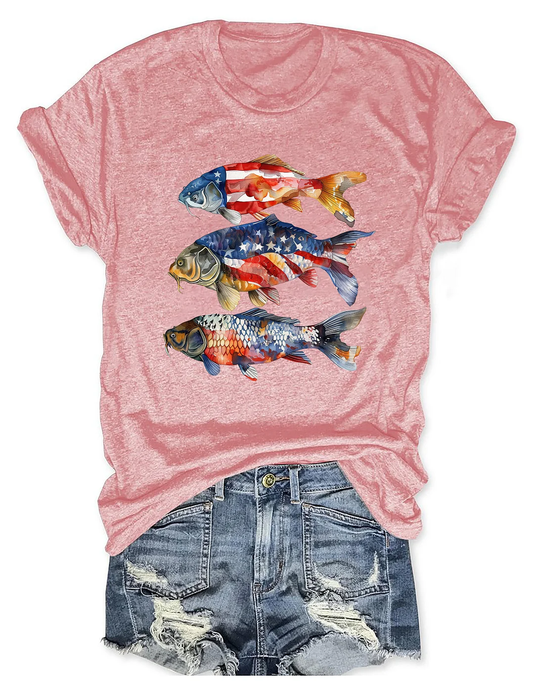 America Fish T-shirt