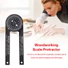 Woodwork Mitre Saw Protractor Accurate Angle Finder Tool (without pencil)