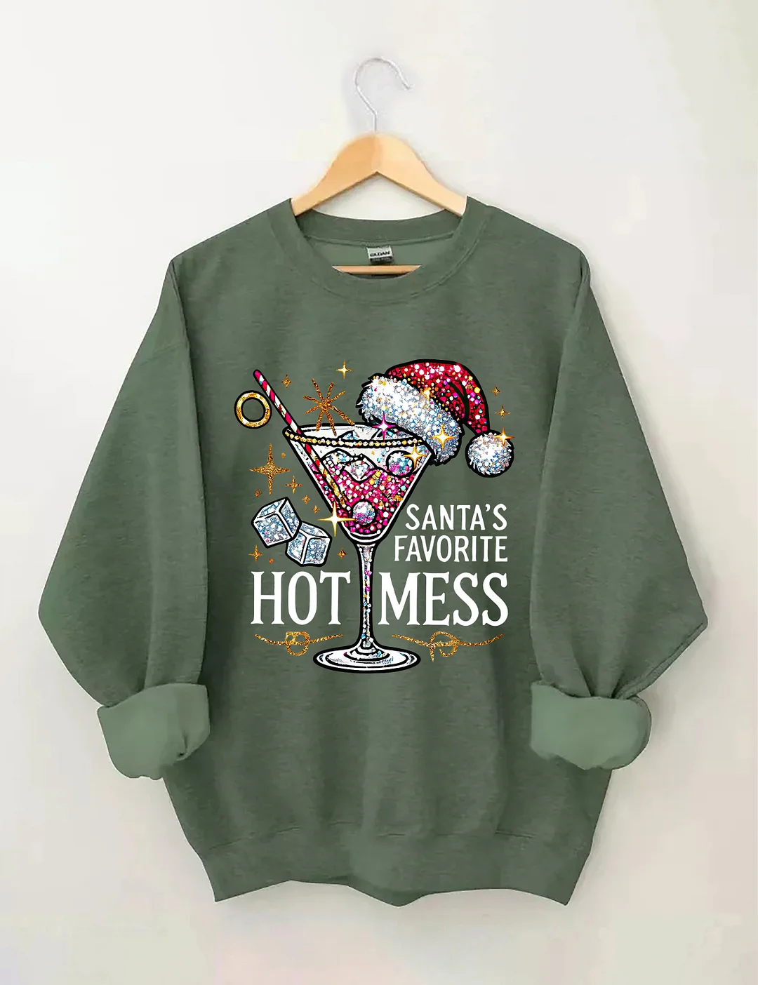 Santa's Favorite Hot Mess Sweatshirt