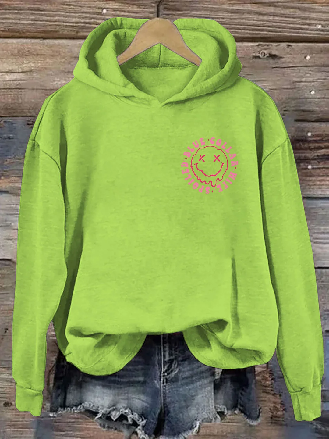 Somebodys Spoiled Blue Collar Wife Hoodie