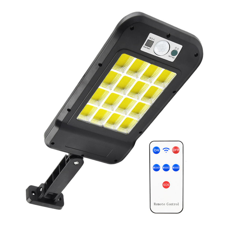 

160LED 240COB Solar Remote Control Human Body Induction Garden Wall Light, 501 Original