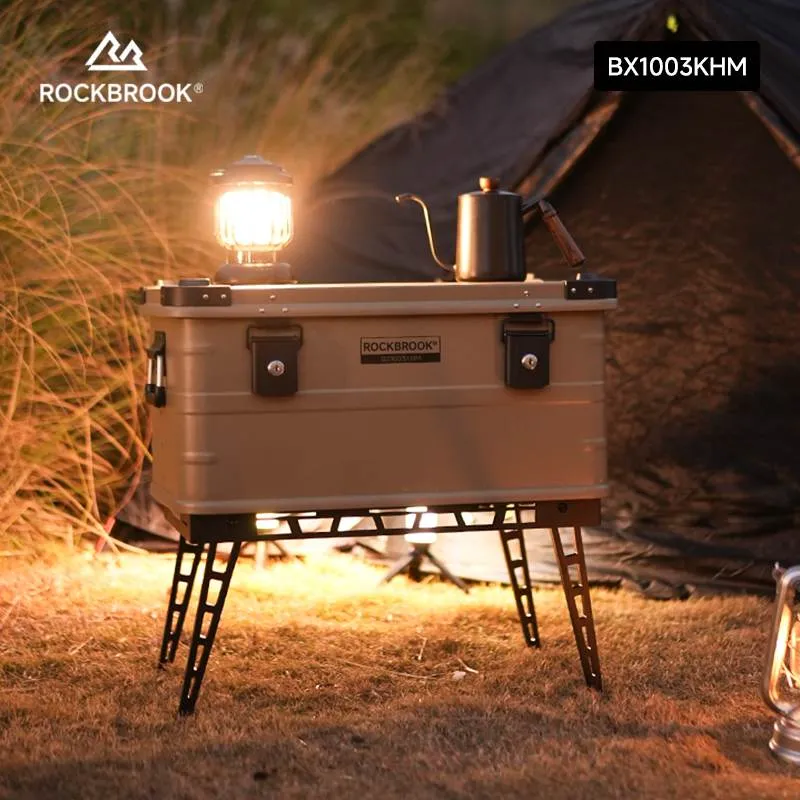 ROCKBROOK BX1003KHM 50L Outdoor Storage Box with Lock 