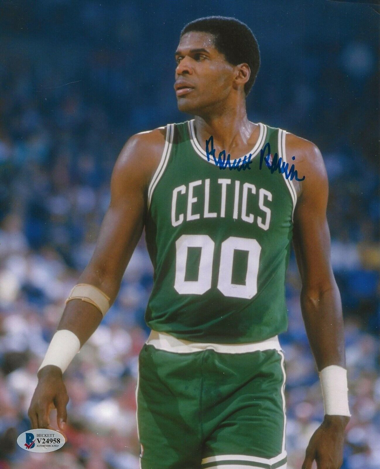 Robert Parish signed Boston Celtics signed 8x10 Photo Poster painting autographed 3 BAS Beckett