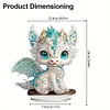DIY Chinese Zodiac Dragon Diamond Painting Desktop Ornament