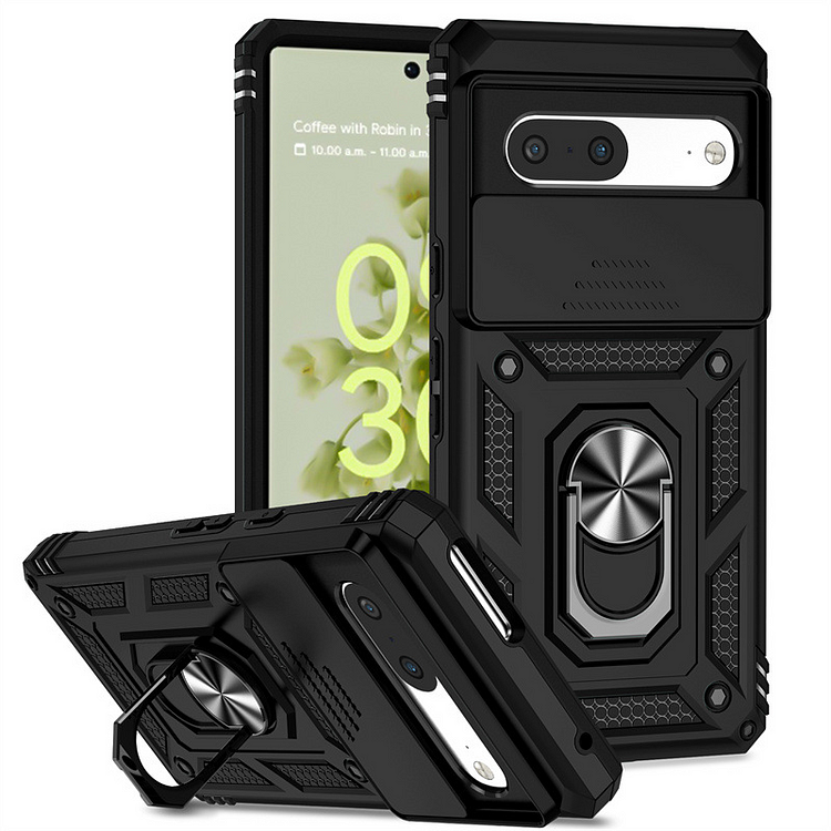 Military Shockproof Phone Case - With Ring Bracket