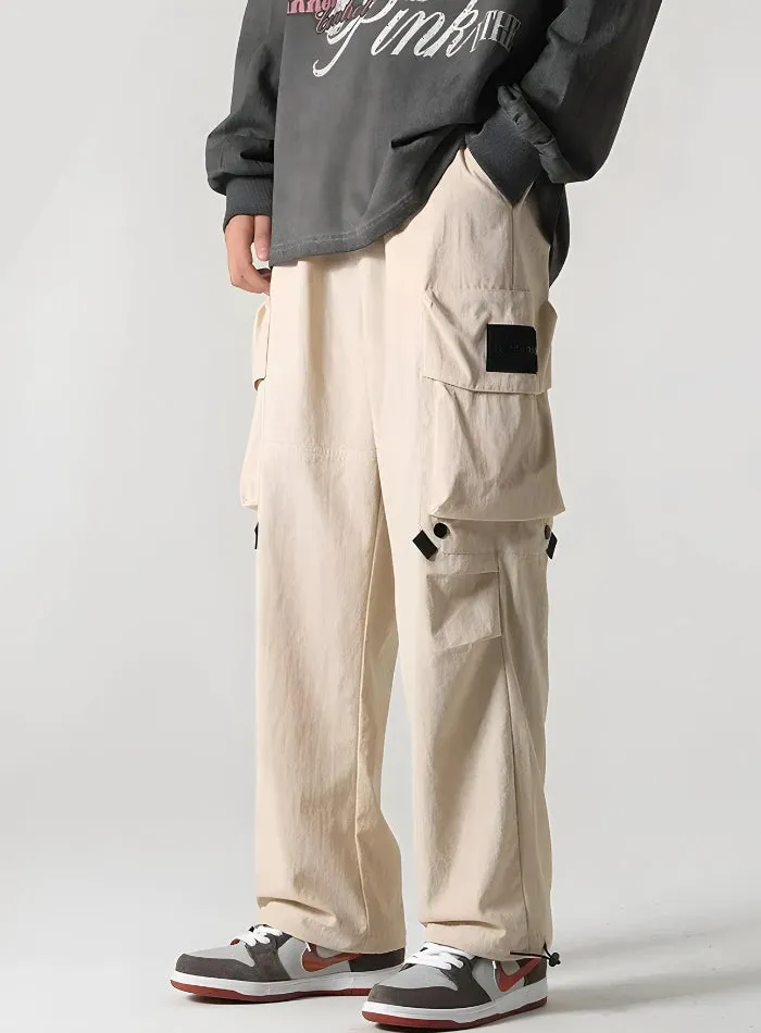 Brownm Parachute Pants