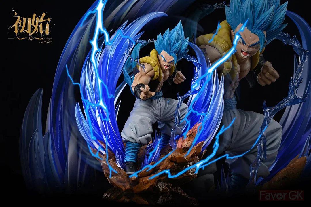 1/6 Scale Super Saiyan Blue Gogeta with LED - Dragon Ball Resin Statue -  ChuShiShe Studio [Pre