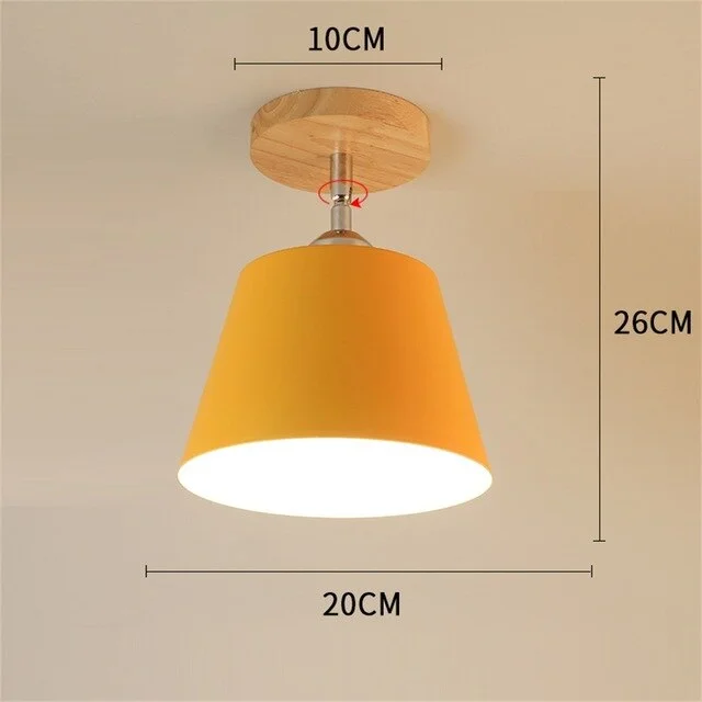 Nordic Macaron ceiling lamp creative porch aisle lights bay window balcony lights home bedroom cloakroom corridor lights