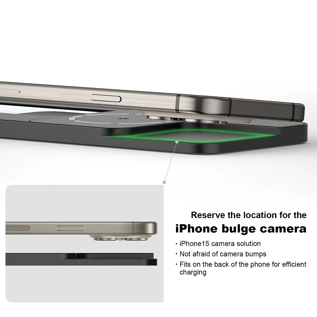 20W magnetic car mobile phone wireless charging pad