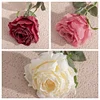 Autumn Vibe 10cm Burn Edge Stem Rose Artificial Flower