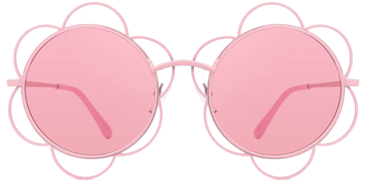 Calida Rosa Geometrisch Sonnenbrille Rosa
