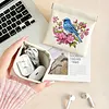 Diamond Painting Flower and Bird PU Storage Bag Coin Purse