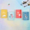 8PCS Inspiring Quote Colorful Cartoon Floral A7 Portable Writing Paper Notebooks Diary Meeting Stationery Gift