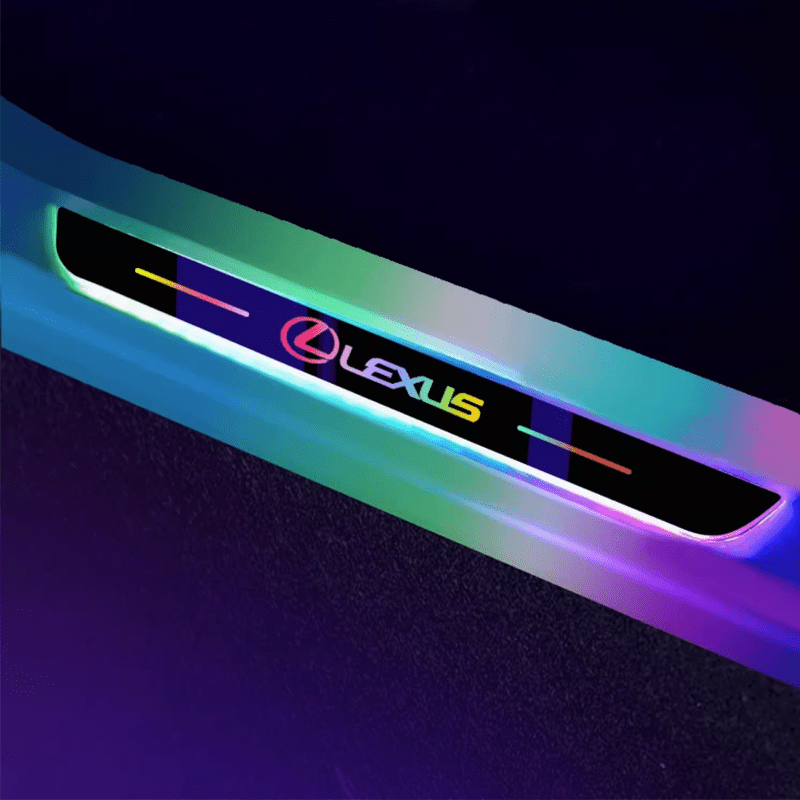 Lexus-Compatible Smart LED Color Car Door Sill Protector