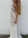 Gauze See-Through Off-The-Shoulder Maxi Dresses