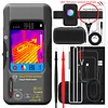 BSIDE Thermal Imaging Camera Multimeter, 320 x 320 IR Resolution with 15 Thermal Palettes, 20000 Counts with 3.98 Inch Touch LCD, Measuring Cap, AC Clamp, Temperature Diode for Electrical Home Electronic Inspection