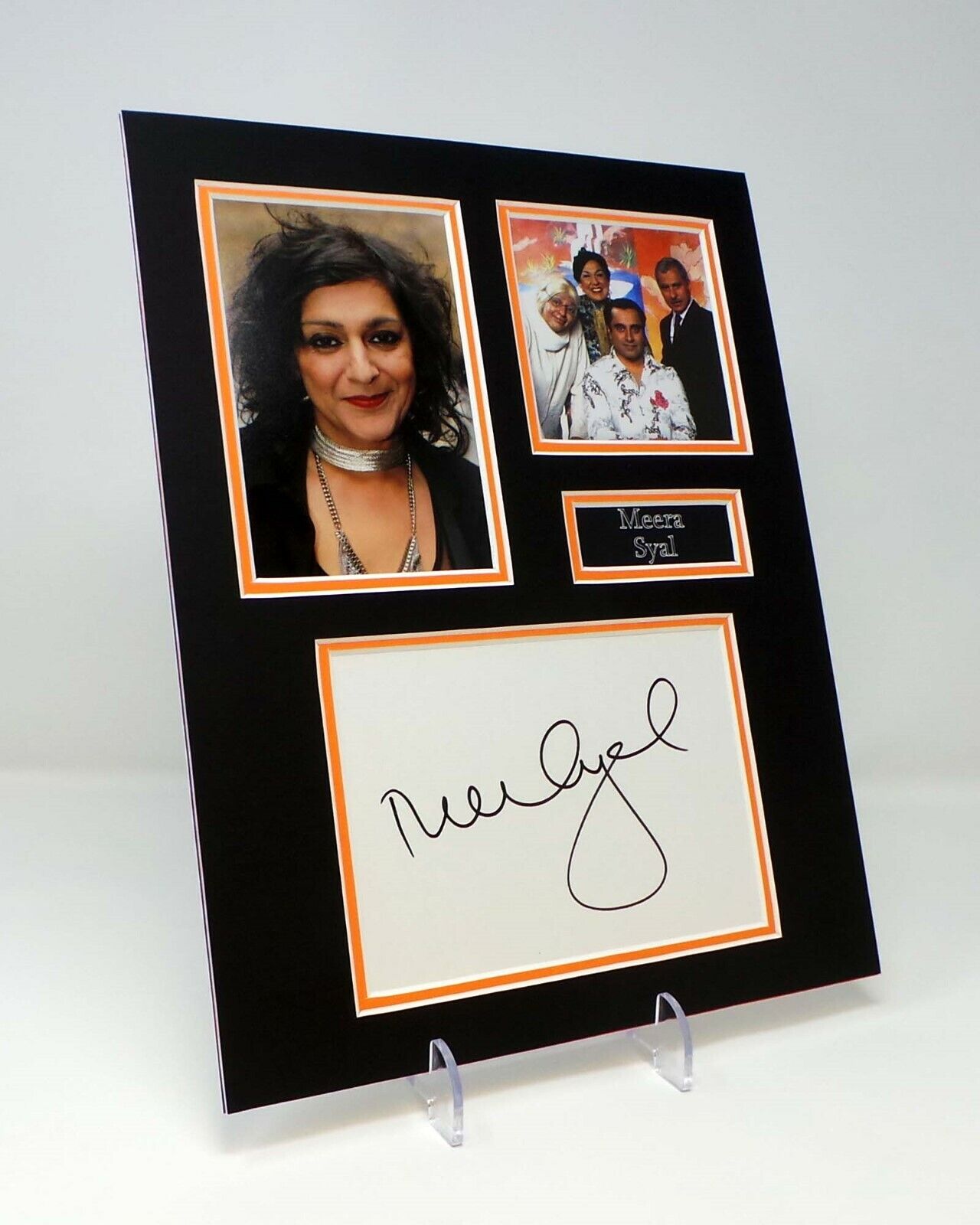 Meera Syal Signed Mounted Photo Poster painting Display AFTAL COA The Kumars