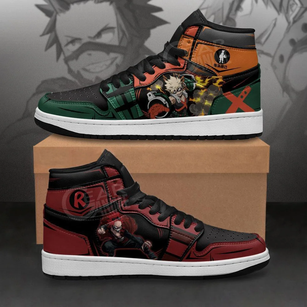 Kingofallstore - Katsuki Bakugo and Eijiro Kirishima Sneakers My Hero Academia Shoes