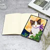 50 Pages A5 DIY Special Shaped Diamond Painting Diary Notebook Kit (Cat Under the Moon)