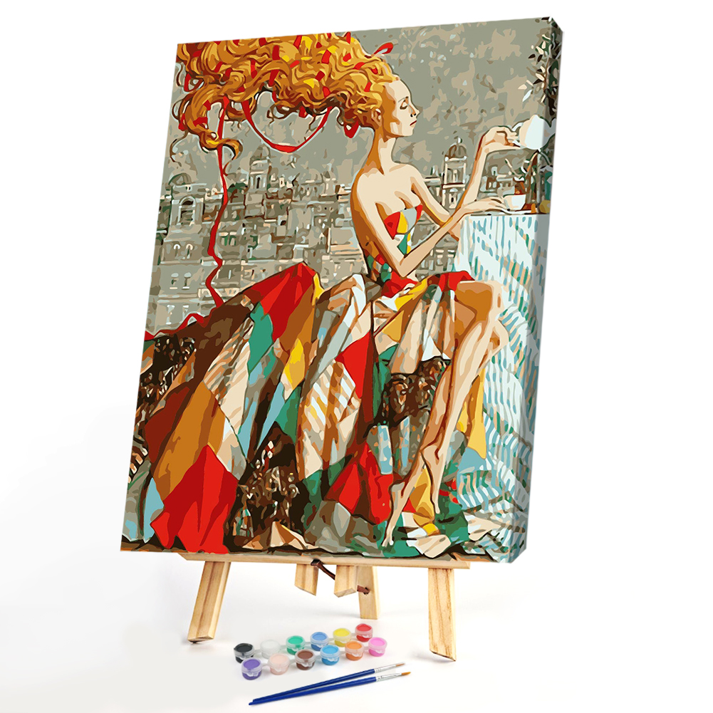 

40*50CM Paint By Numbers-Girl, 501 Original