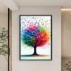 Colorful Musical Note Tree-11CT Stamped Cross Stitch 40*60cm/15.75*23.62in tapestrymarket