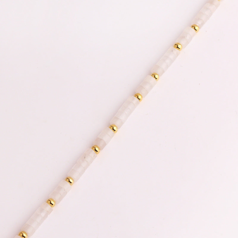 Street Round Geometric Copper Electroplating Necklaces