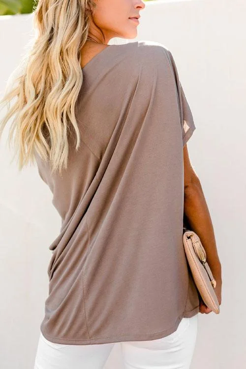 Off Shoulder Casual Loose Top