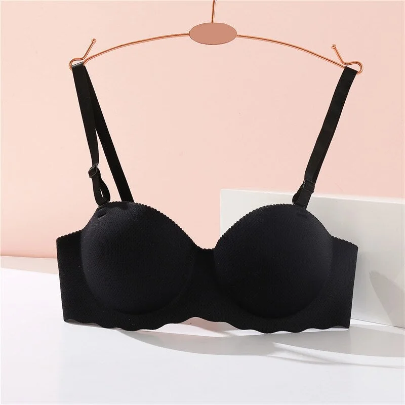 FINETOO Seamless Women's Breathable Underwear 7 Colors Brassiere For Woman Sexy Lingerie Bralette Push Up Bra Female Lingerie