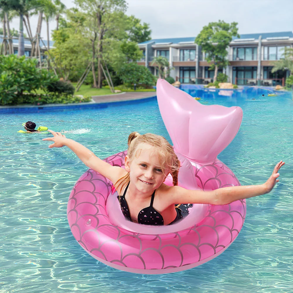 Meladen™ Sommerschwimmbad Kinder Meerjungfrau Schwimmsitzring