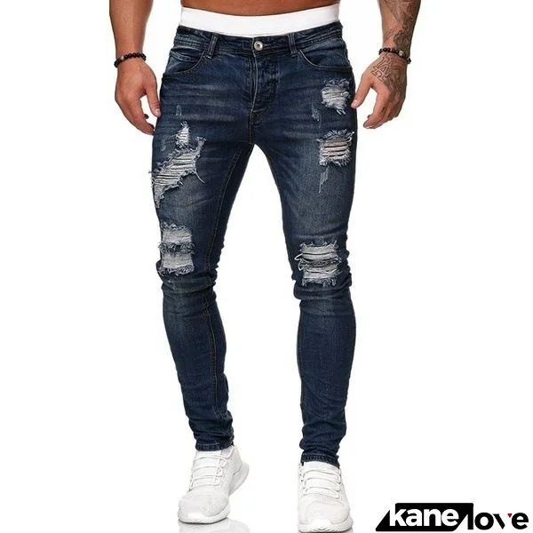 Men Fashion Ripped Jeans