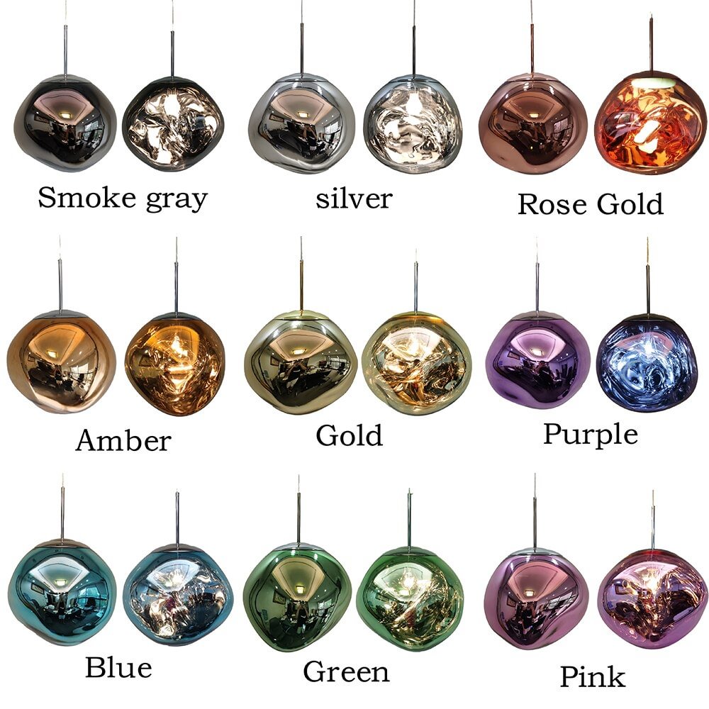 Nordic Pendant Lights Lustre 100% PVC Lava Pendant Lamp Purple Lighting Hanging Lamp Master Bedroom Bar Europe Kitchen Lights