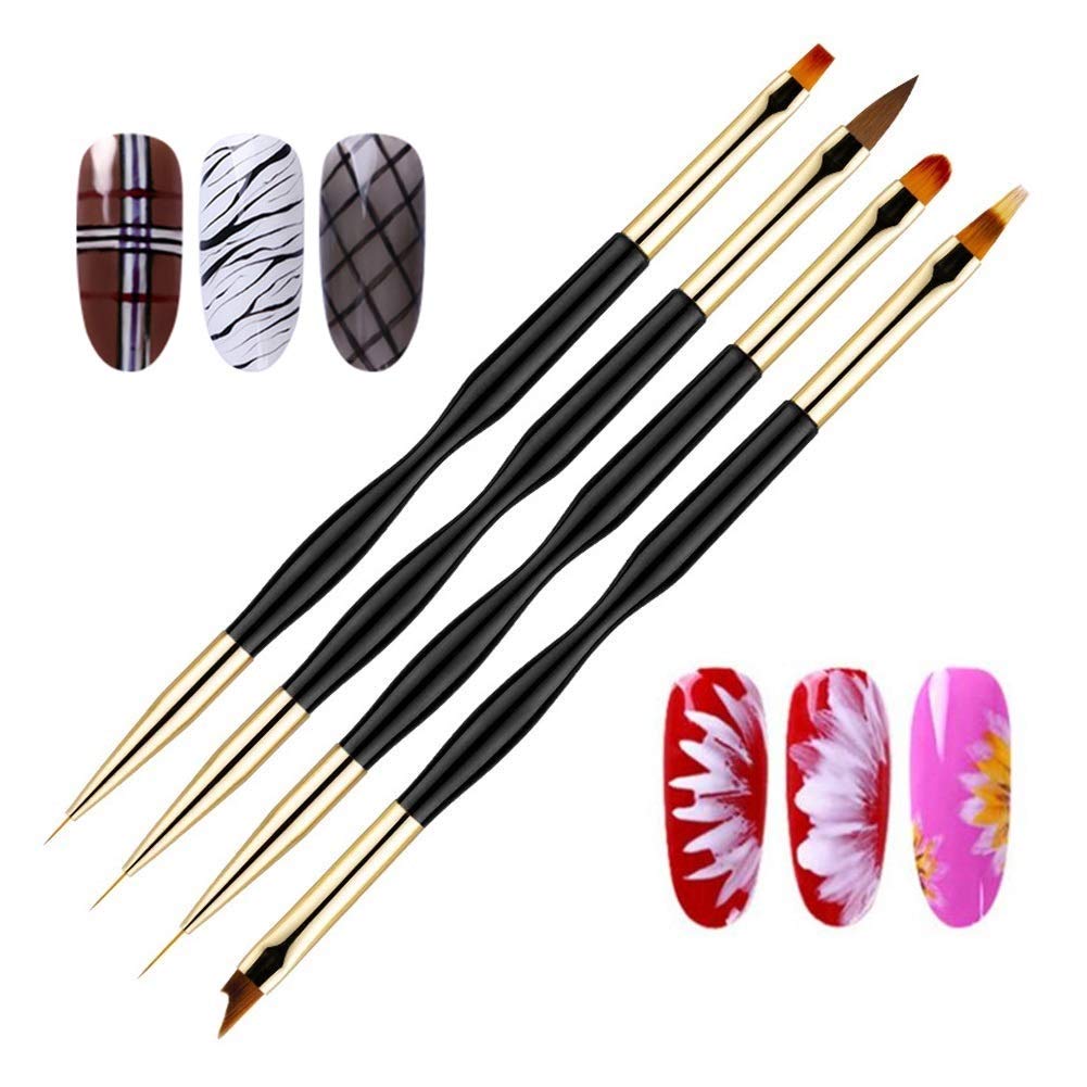 Beaupretty 10pcs Soft Tip Nail Pen Diy Nail Pen Nail Art Kit Silicone Nail  Brush Acrylic Nail Designs Ploymer Clay Tool Diy Salon Nail Glue Pens Nail