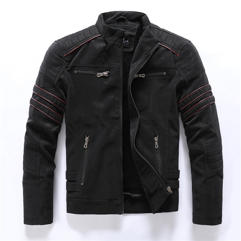 Men's Leather Washed Leather Jacket
