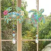2pcs Crab and Turtle DIY Acrylic Diamond Painting Wind Chime for Adult 5D Diamond Painting Suncatcher with Crystal Pendant Double Sided Hanging Diamonds Art Paint Ornament Gift for Home