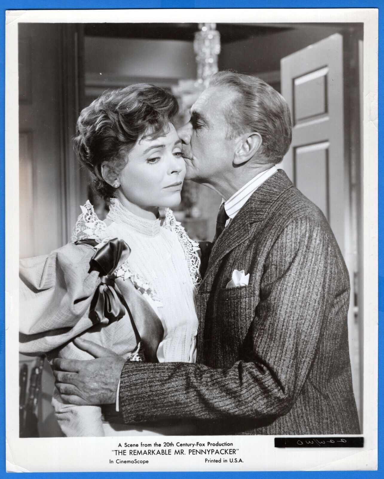 CLIFTON WEBB DOROTHY McGUIRE Vtg 8x10 Photo Poster painting THE REMARKABLE MR PENNYPACKER 1959