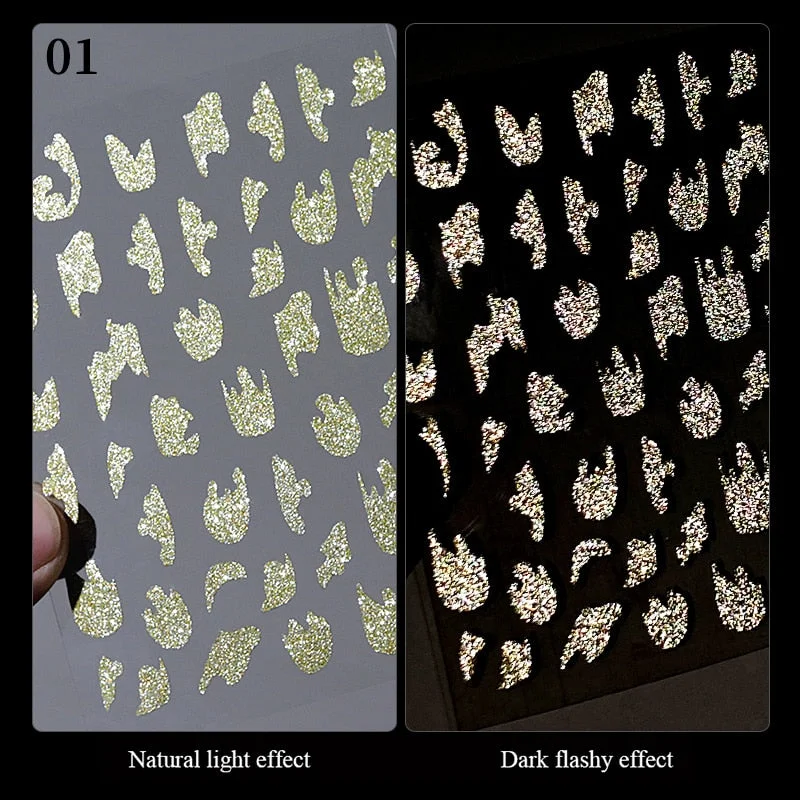 3D Stickers Bendable Gold Silver Lines Striping Tape Sticker Black White Lines Geometry Slider Decals For Manicures Decor