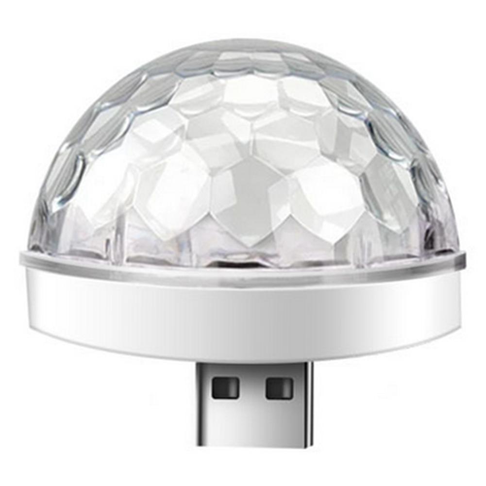 

Mini Disco Ball Light, Sound Activated LED Car Atmosphere Stage Lights, 501 Original