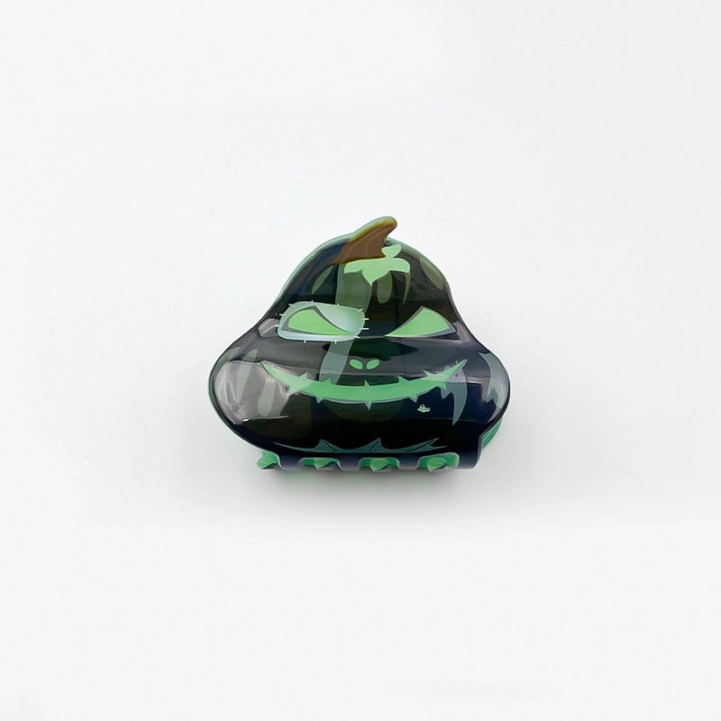 Halloween Casual Minimalist Women’s Pumpkin Bat Arylic Hair Claws