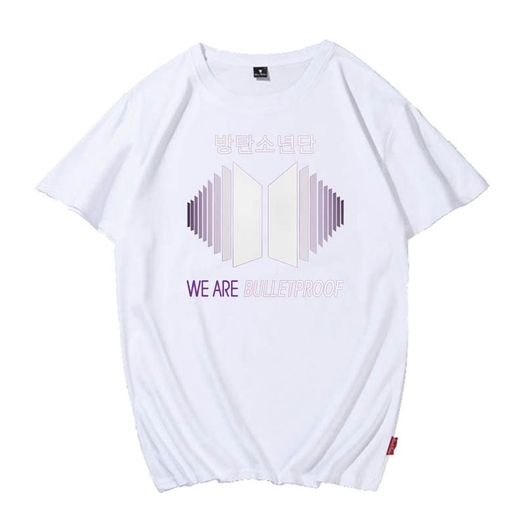 BTS WF ARE BULLETPROOF Candy Color T-shirt