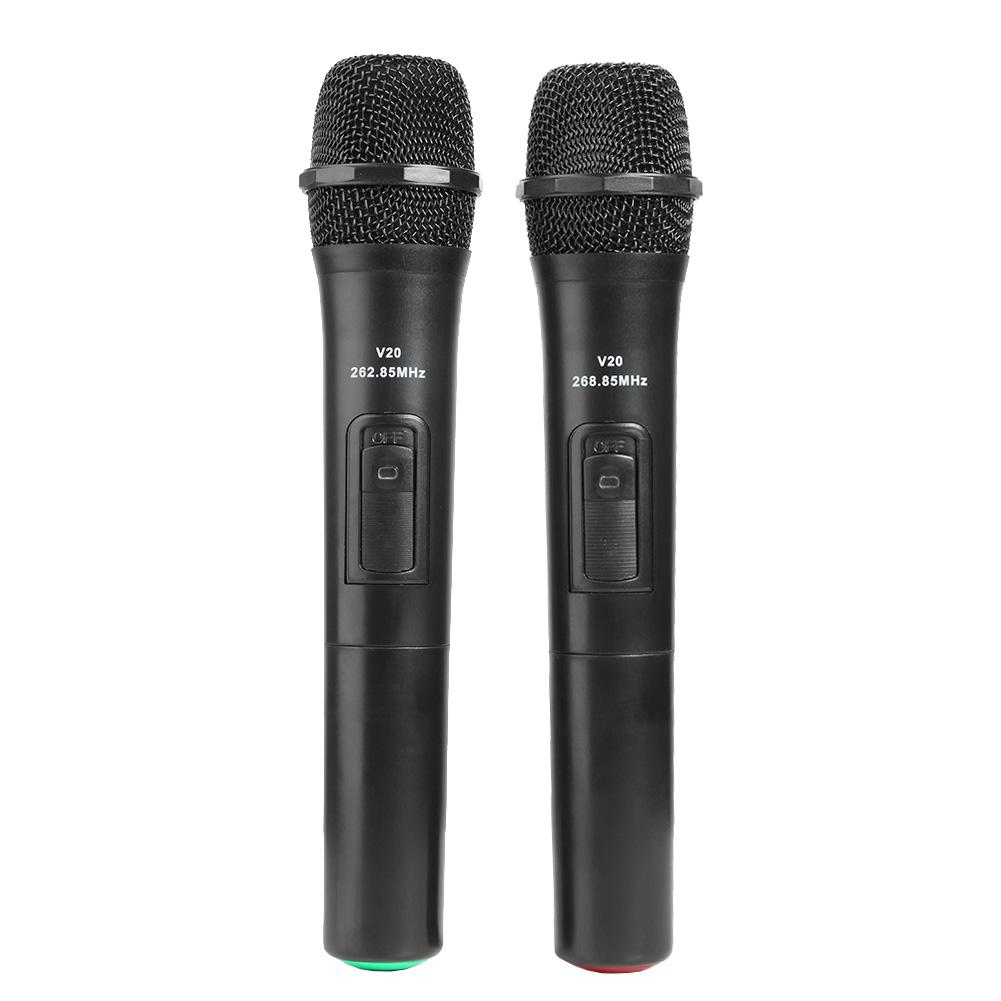 

2 PCS Karaoke Wireless Microphones Handheld Singing Micphone With USB Receiver, 501 Original