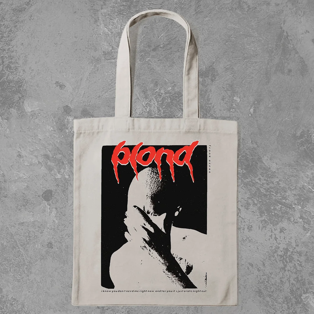 Casual Frank Ocean Blonde Simple Printed Canvas Bag