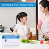 Reusable Vacuum Food Storage Bag Resealable BPA Free Zipper Storage Bags