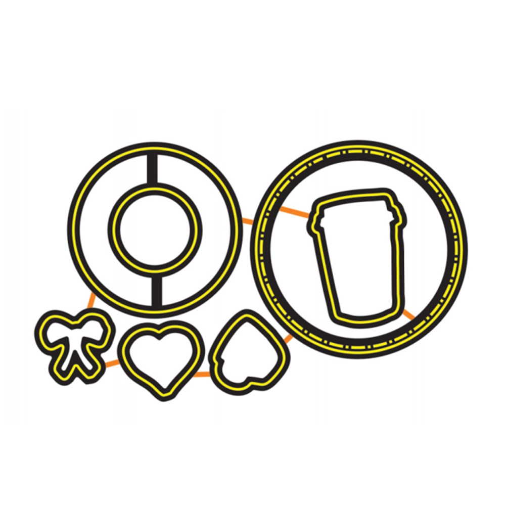 

Coffee - Paper Craft Cutting Dies, 501 Original