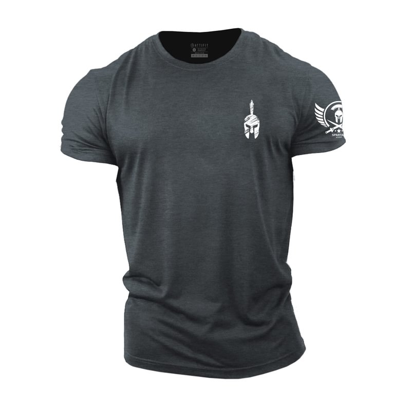 Cotton Spartan Graphic T-shirts tacday
