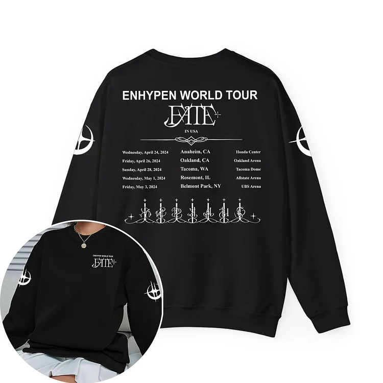 ENHYPEN World Tour FATE PLUS Classic Sweatshit