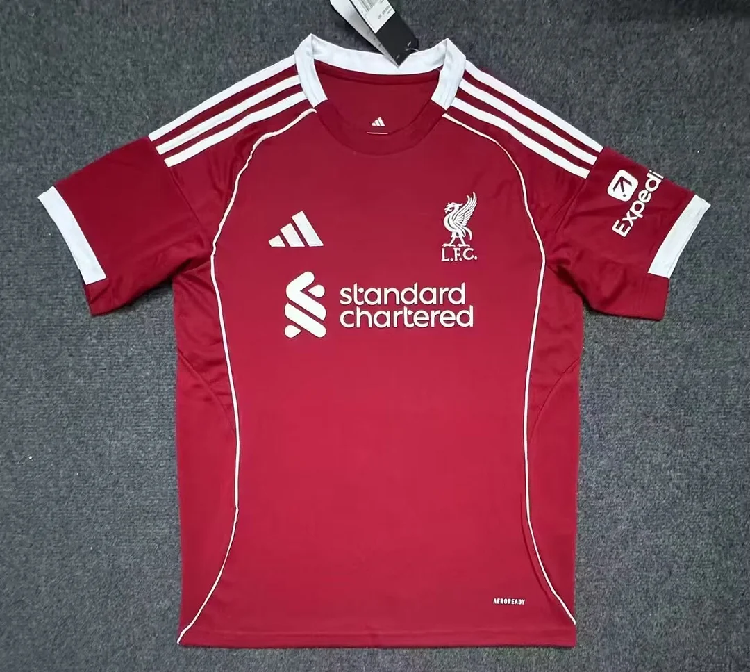 25/26 Liverpool Home Football Shirt Thai Quality